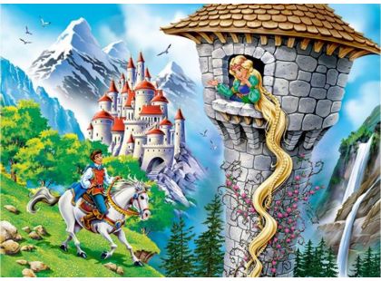 Castorland Puzzle Princezna s dlouhými vlasy 260 dílků