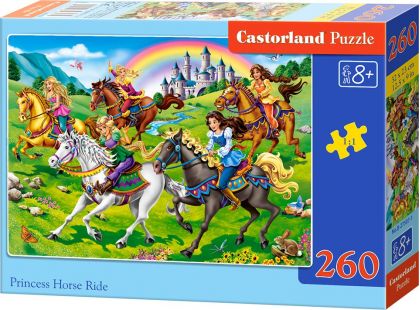 Castorland Puzzle Princezny na vyjížďce 260 dílků