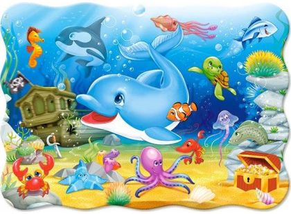 Castorland Puzzle Delfín a jeho kamarádi 30 dílků