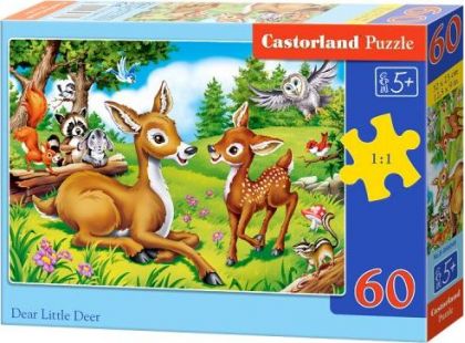 Castorland Puzzle Koloušek s maminkou 60 dílků