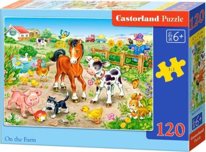 Castorland Puzzle Na farmě 120 dílků
