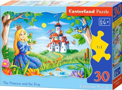 Castorland Puzzle Princezna s žabákem 30 dílků