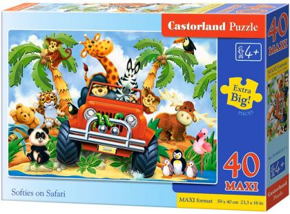 Castorland Puzzle Safari 40 maxi dílků