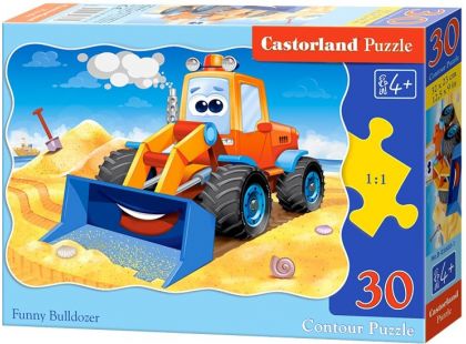 Castorland Puzzle Veselý buldozer 30 dílků