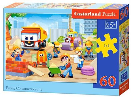 Castorland Puzzle Zábavné staveniště 60 dílků