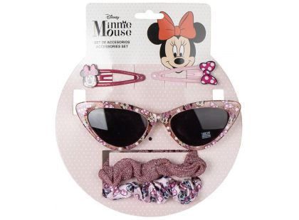 Cerdá Sada sluneční brýle, sponky, gumičky Minnie