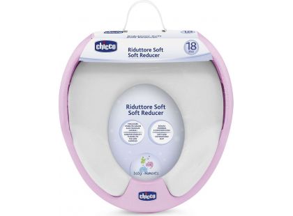 Chicco Adaptér na WC Soft s úchyty růžové