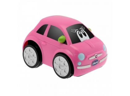 Chicco Hračka autíčko Turbo Touch - Fiat 500 Růžová