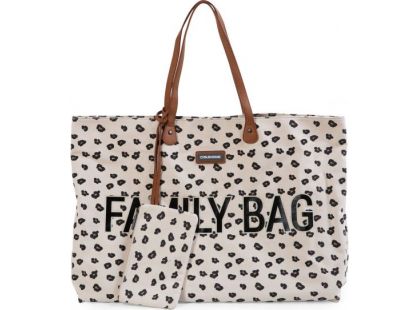 Childhome Cestovní taška Family Bag Canvas Leopard