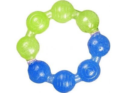 Chladivé gelové kousátko kroužek Munchkin - Modro-zelená