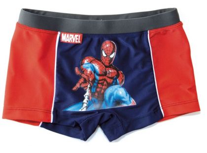 Chlapecké plavky boxerky Spiderman červeno-modré vel. 10