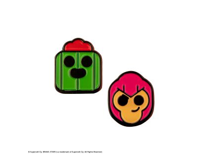 Cinereplicas Brawl Stars set pinů (Colt & Spike)