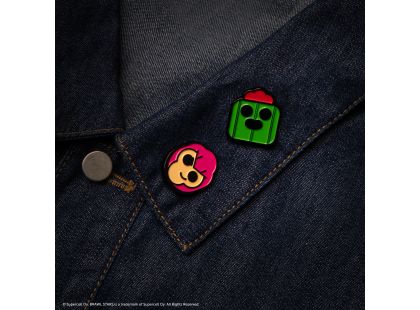 Cinereplicas Brawl Stars set pinů (Colt & Spike)
