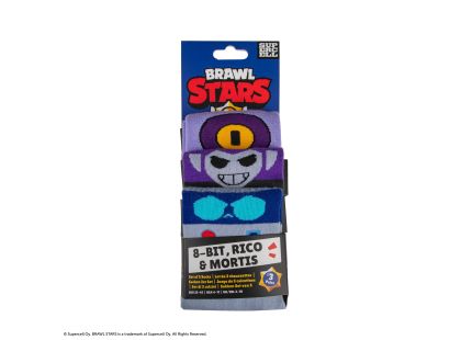 Cinereplicas Brawl Stars set ponožek (8-Bit, Rico & Mortis)