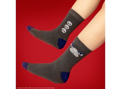 Cinereplicas Brawl Stars set ponožek (Spike, Crow & Mr. P)