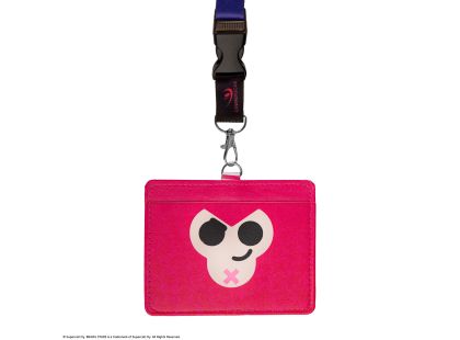 Cinereplicas Brawl Stars šňůrka na krk s pouzdrem na kartu Colt