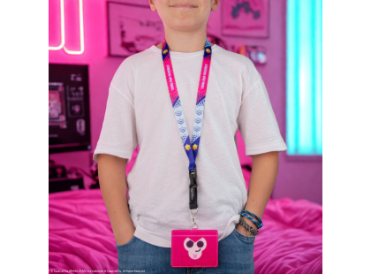 Cinereplicas Brawl Stars šňůrka na krk s pouzdrem na kartu Colt