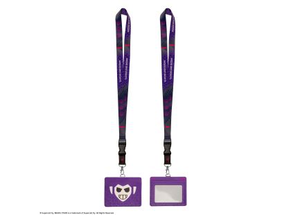 Cinereplicas Brawl Stars šňůrka na krk s pouzdrem na kartu Mortis