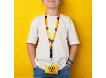 Cinereplicas Brawl Stars šňůrka na krk s pouzdrem na kartu Starr Drop