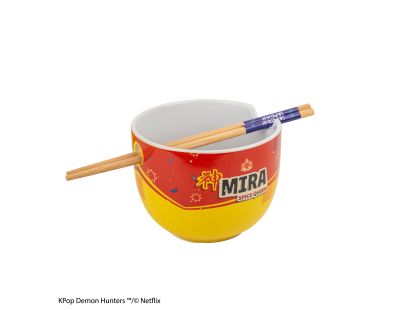 Cinereplicas K-pop Demon Hunters ramen miska s hůlkami Mira Spice Queen