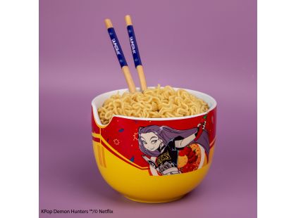 Cinereplicas K-pop Demon Hunters ramen miska s hůlkami Mira Spice Queen