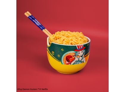 Cinereplicas K-pop Demon Hunters ramen miska s hůlkami Zoey Hamburger