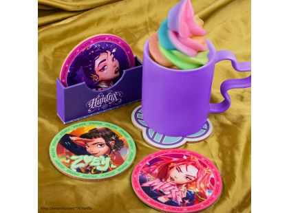 Cinereplicas K-pop Demon Hunters set 4 podtácků Huntrix