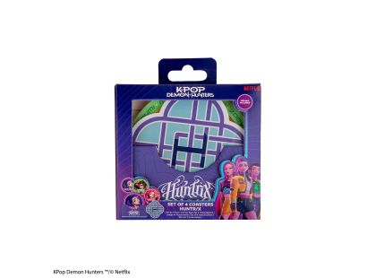Cinereplicas K-pop Demon Hunters set 4 podtácků Huntrix