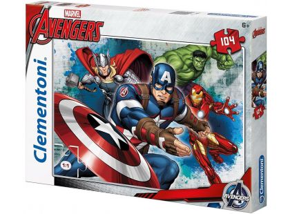 Clementoni Avengers Puzzle Supercolor 104 dílků
