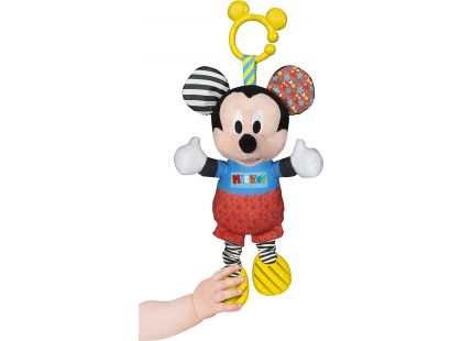 Clementoni Baby Mickey plyšový se zvuky a úchytem 25cm