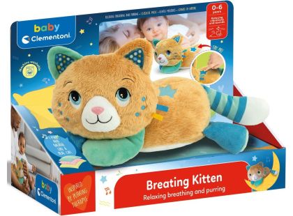 Clementoni Baby Relaxační plyšové kotě
