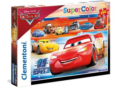 Clementoni Cars Puzzle Supercolor 250 dílků