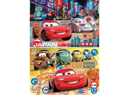 Clementoni Cars Puzzle Supercolor Auta 2x20d