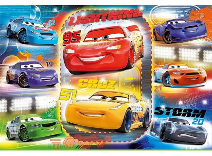 Clementoni Cars Puzzle Supercolor Floor 40 dílků