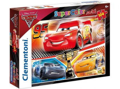 Clementoni Cars Puzzle Supercolor Maxi 104 dílků