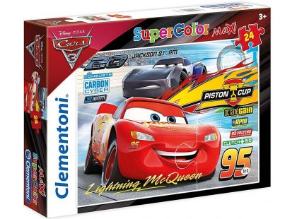 Clementoni Cars Puzzle Supercolor Maxi 24 dílků
