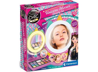 Clementoni Crazy chic kosmetické zrcátko Jednorožec