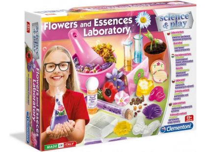 Clementoni Dětská laboratoř výroba esencí z květin