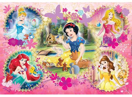 Clementoni Disney Glitter Princess Supercolor Puzzle 104d