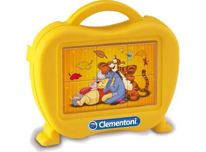 Clementoni Disney Medvídek Pú Kostky v kufříku 6ks