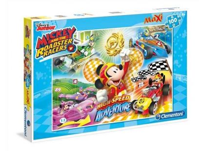 Clementoni Disney Mickey závodník Puzzle Maxi 100 dílků