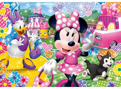 Clementoni Disney Minnie Puzzle Supercolor Glitter 104 dílků