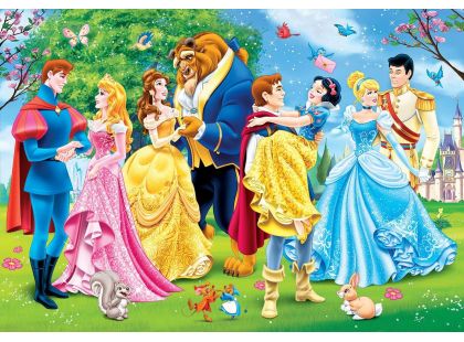 Clementoni Disney Princes Supercolor Princezny Puzzle 2x20d