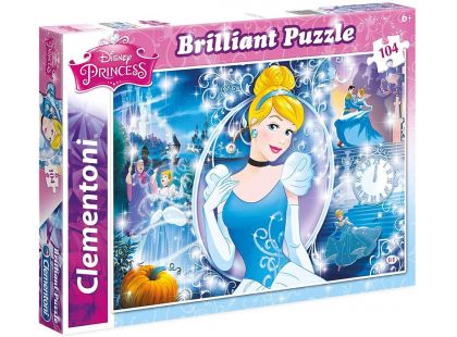 Clementoni Disney Princess Puzzle Briliant 104 dílků