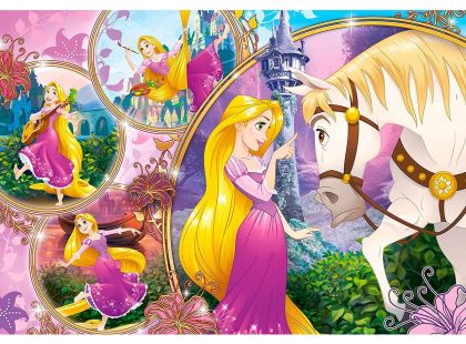 Clementoni Disney Princess Supercolor Puzzle Maxi Na Vlásku 24d