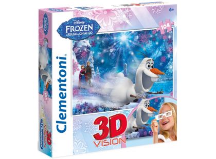 Clementoni Disney Puzzle 3D Vision Frozen 104d