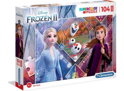 Clementoni Puzzle maxi Disney Elsa, Anna a Olaf 104 dílků