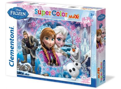 Clementoni Disney Puzzle Maxi Supercolor Frozen 104d
