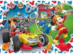 Clementoni Disney Puzzle Maxi Supercolor Mickey závodník 104d