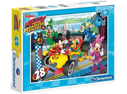 Clementoni Disney Puzzle Mickey závodník 30 dílků